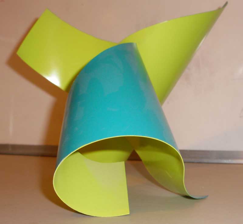 Sheet Metal Sculpture Side