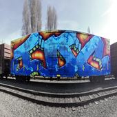 Graffiti Train Yard