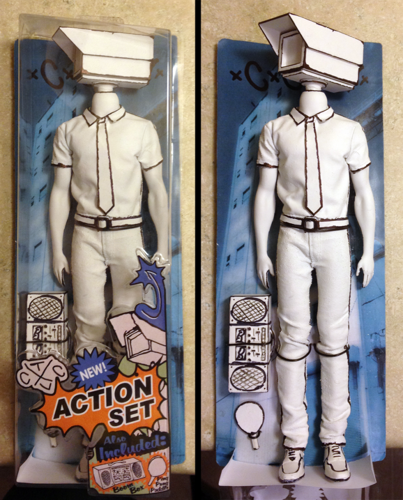 CCTV Action Figure Complete - In Package and Out