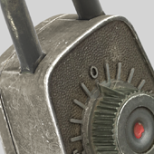 Antique Lock Render