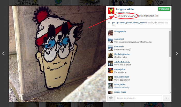 Instagram - Where's Galdo